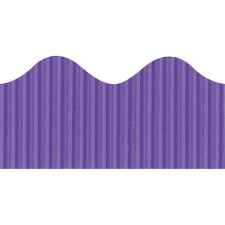 Pacon Decorative Border, 2-1/4inx50ft , Deep Purple PAC37044